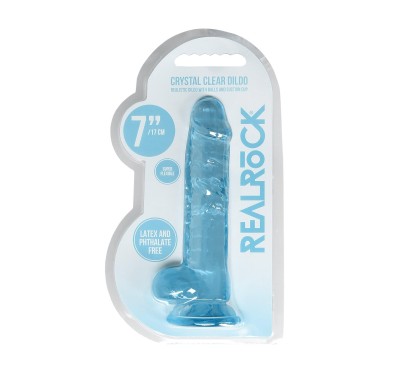 Realistic Dildo with Balls - 7""/ 19 cm